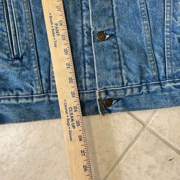 Vintage Levi's Blanket Lined 71506-0314 Denim Jean Trucker Jacket USA Size 36L